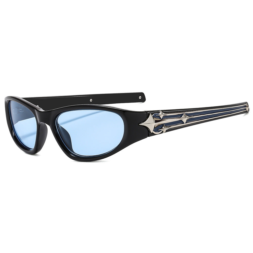 Women's Stylish Sports Sunglasses with Modern Frame and UV Protection Skanto