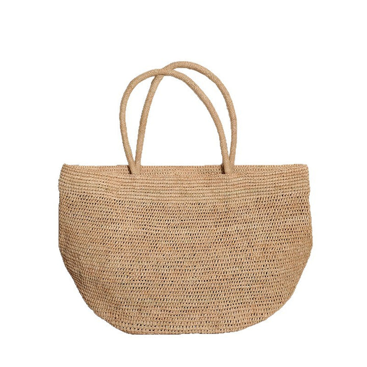 Handmade beach bag in natural material Skanto
