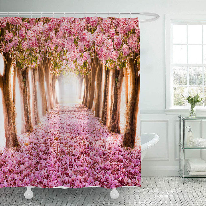Blomster Kirsebærblomst Dusjforheng Skanto