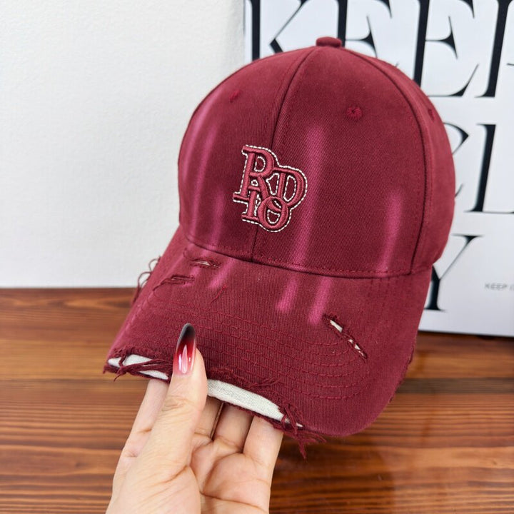 Kvinnenes Slitt Klassisk Bomulls Baseball Caps Skanto