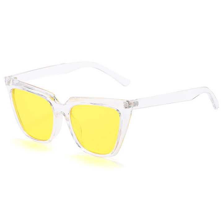 Damer Geometrisk Oversized Solbrille Skanto