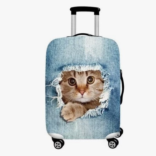 Unisex nan Kinder Kabinen Trolley med internasjonalt landemerke-motiv og lett ABS-skal Skanto