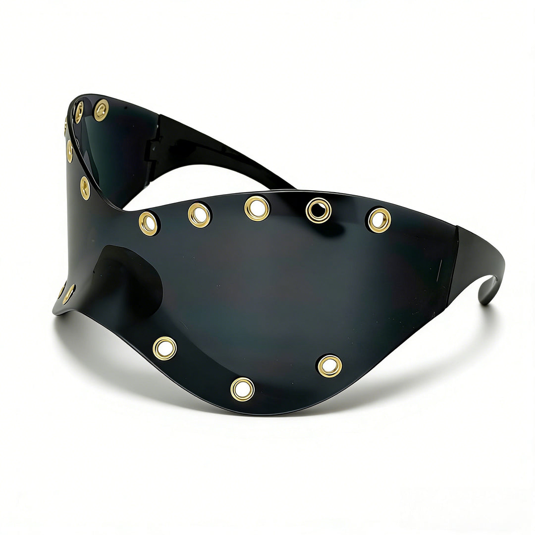 Damer Sporty Designer-solbriller med innovative metalakenter Skanto