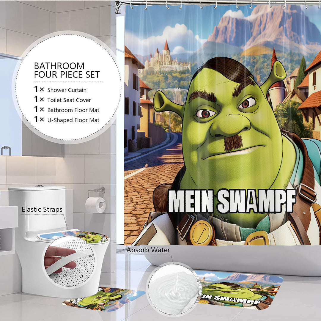 Cartoon Character Baderom Dekor Sett Skanto