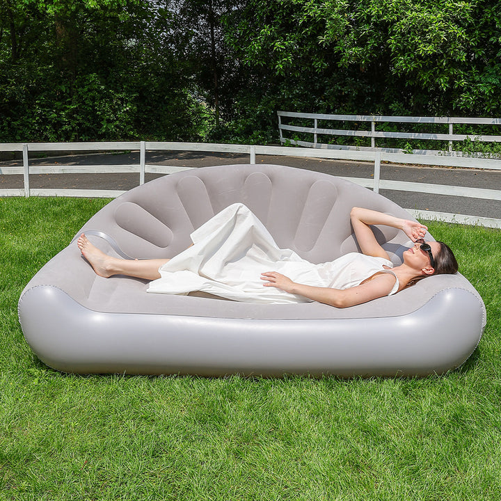 Kvinnes oppblåsbar sofa med ergonomisk form Skanto