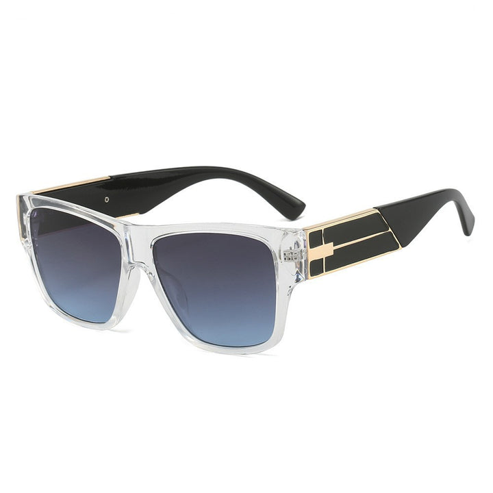 Dame moteriktig oversized solbrille med elegant ramme Skanto