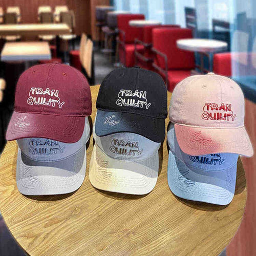 Kvinnenes avslappede broderte baseballcaps Skanto