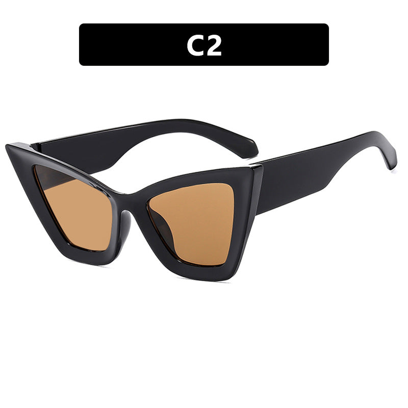 Women's Trendy Cat-Eye Sunglasses with Robust Design and UV Protection Skanto