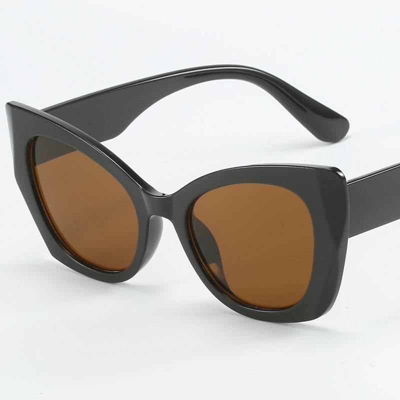 Dame Modische Cat-Eye Solbrille med elegant design Skanto