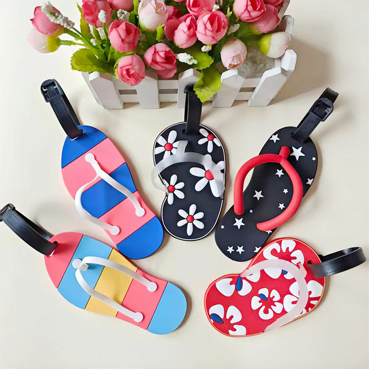 Unisex Fun Flip Flop Bagasje Tag Skanto