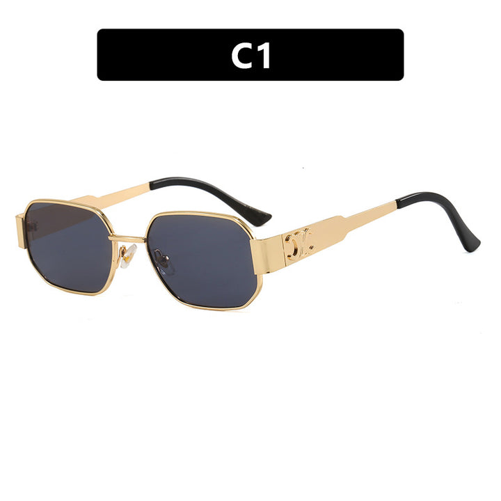 Women's geometric sunglasses in modern design with polarized lenses Skanto
