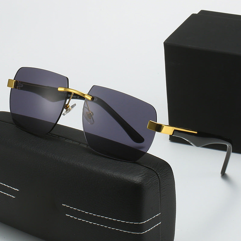 Dame Fashion-solbriller i moderne geometrisk design Skanto
