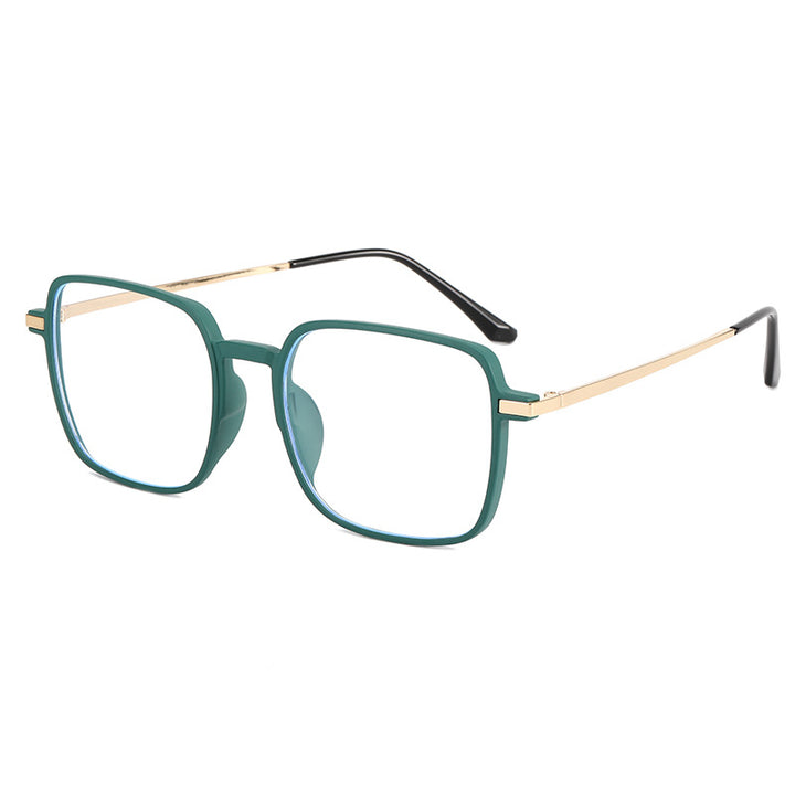 Dame moteriktig oversized solbrille med eksklusive metall-detaler Skanto