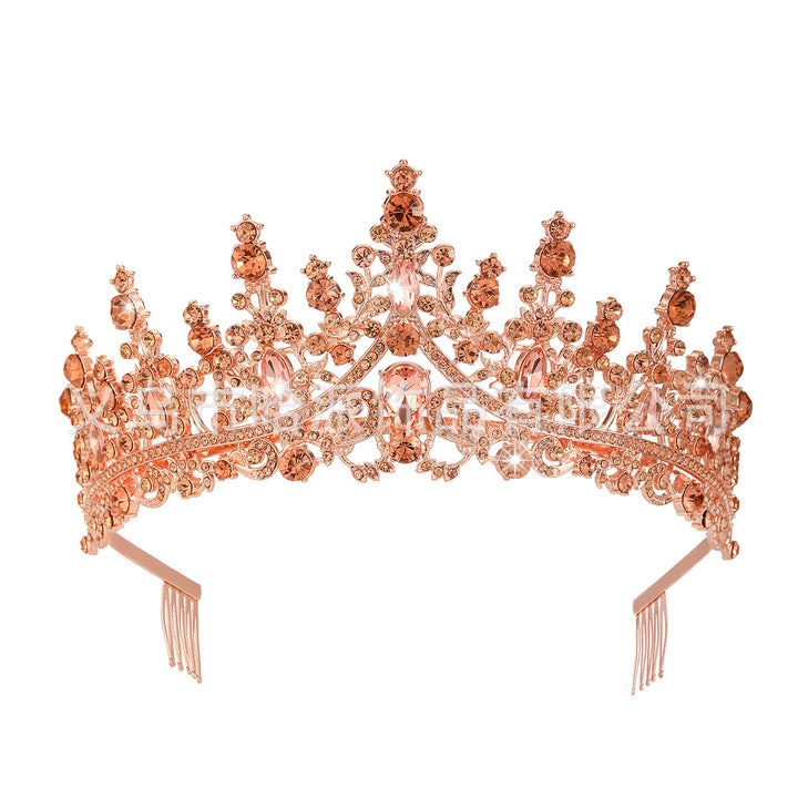 Dame Strass Tiara med glitrende edelstener Skanto
