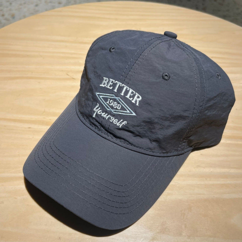 Herre Justerbar Bomull Brodert Baseball Caps Skanto