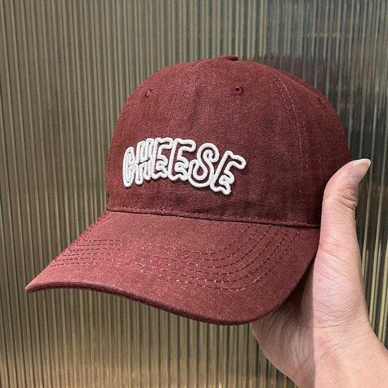 Unisex Brodert Bomull Twill Caps Skanto