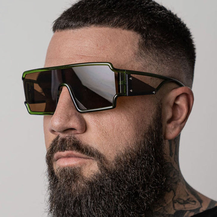 Women's Fashionable Sports Sunglasses with Futuristic Design Skanto