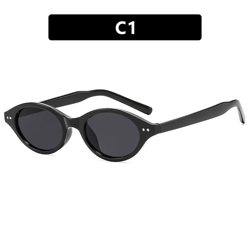 Women's cat-eye sunglasses with unique pattern Skanto