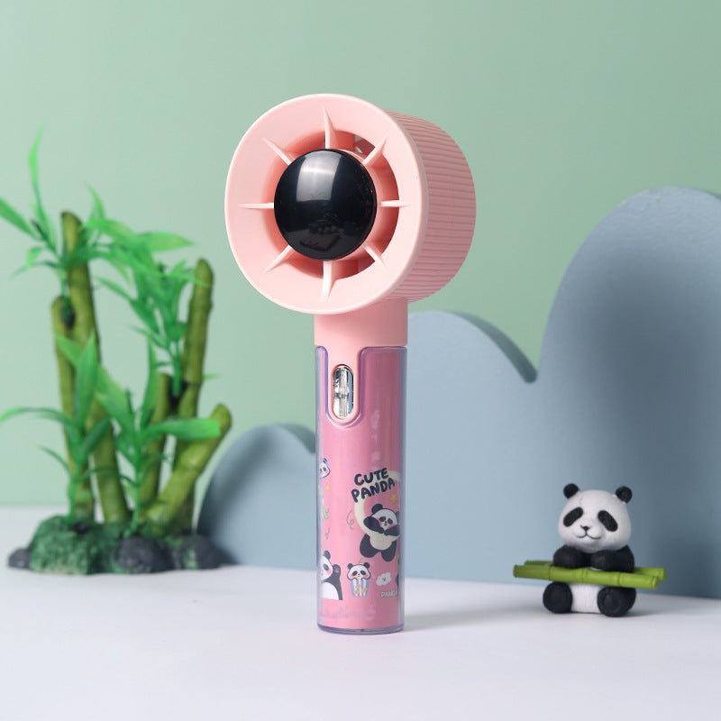 Unisex Bærbar Mini Vifte i søtt Panda-design Skanto