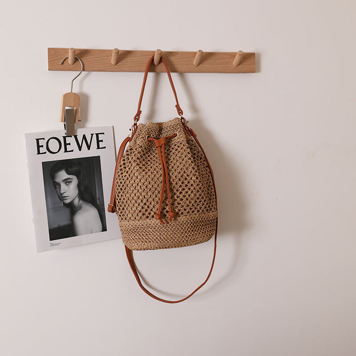 Skanto Casual Backpack Bag Made of Natural Material Skanto
