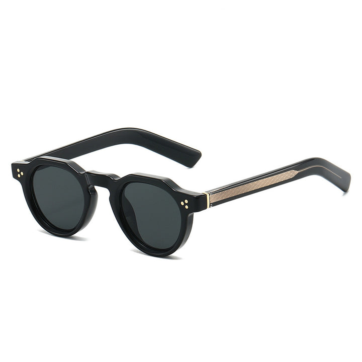 Dame moteriktig solbrille med ekstravagant ramme og UV-beskyttelse Skanto