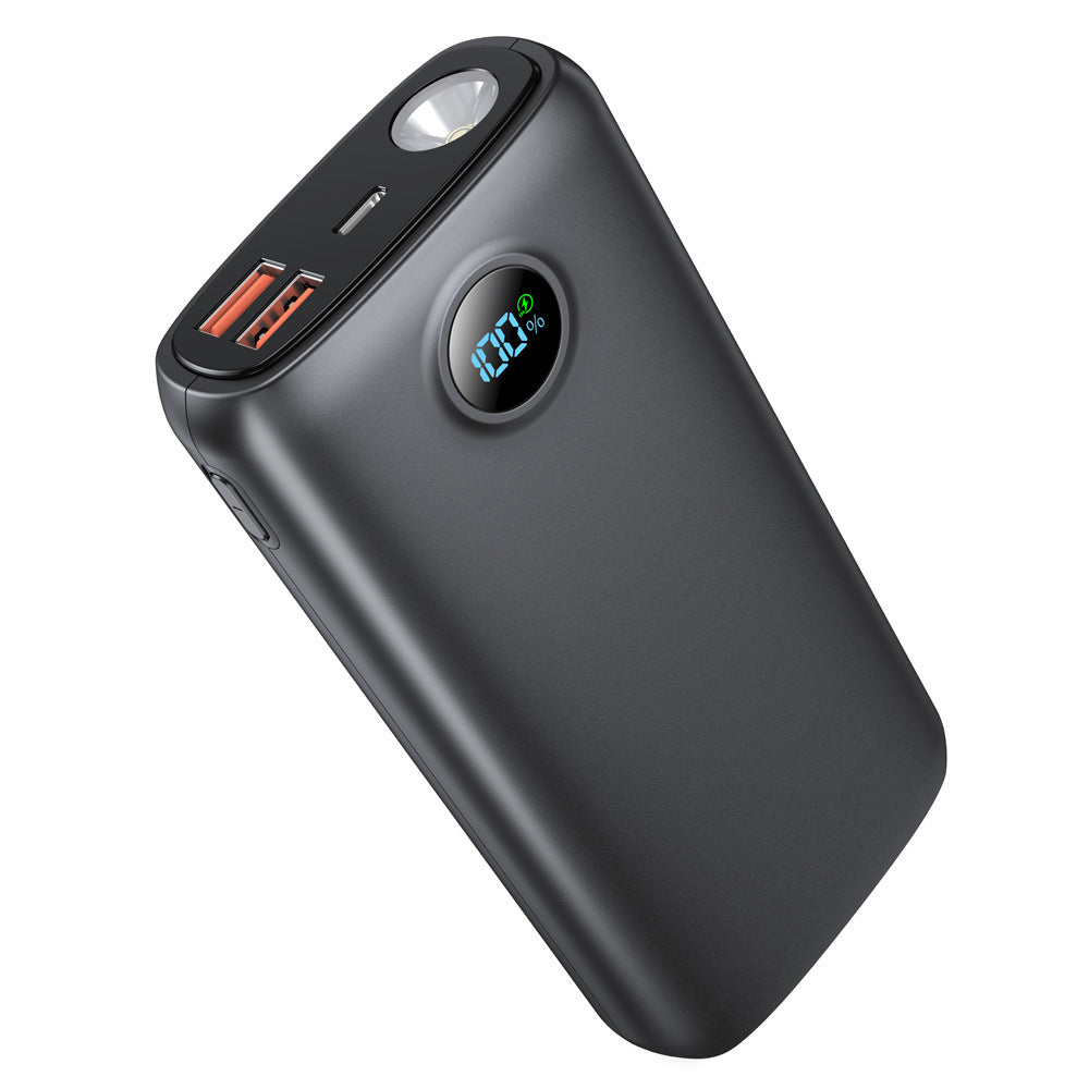Bærbar Powerbank med Digitalt LED-display og Lommelyktfunksjon Skanto