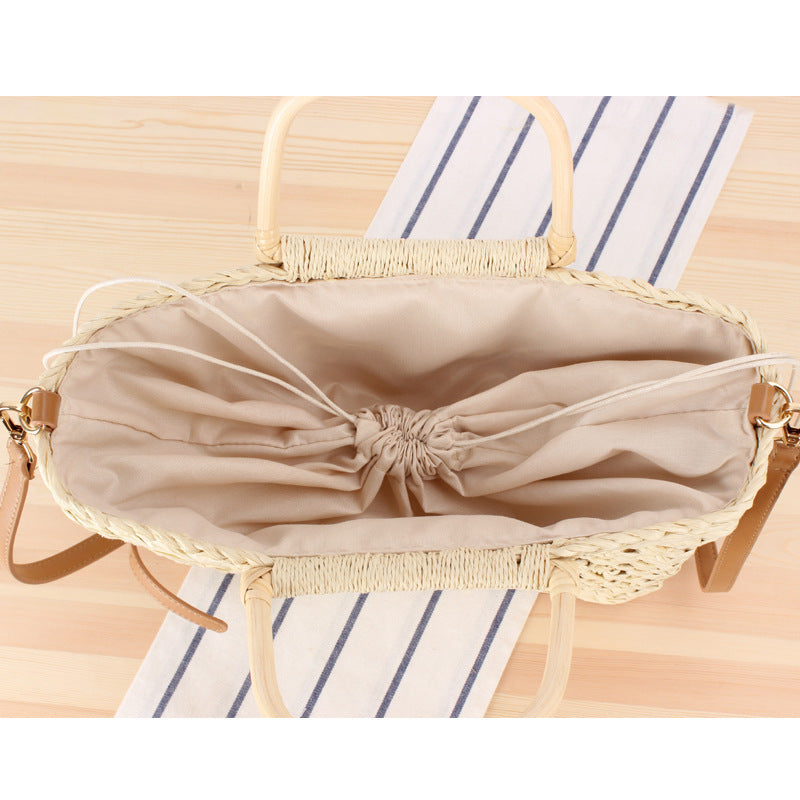 Basket Bag with Decorative Tassel Skanto