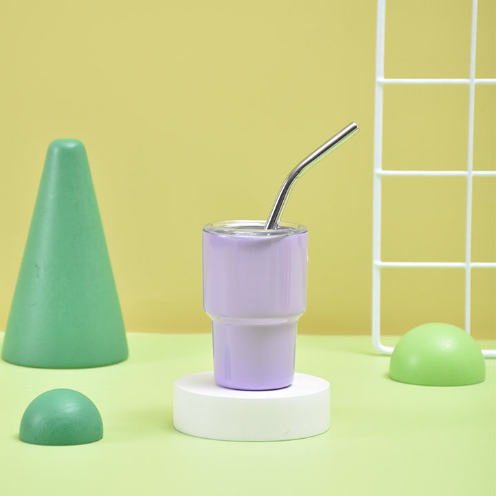 Unisex Isolert Drikkebecher med Rustfritt Stål Straw Skanto