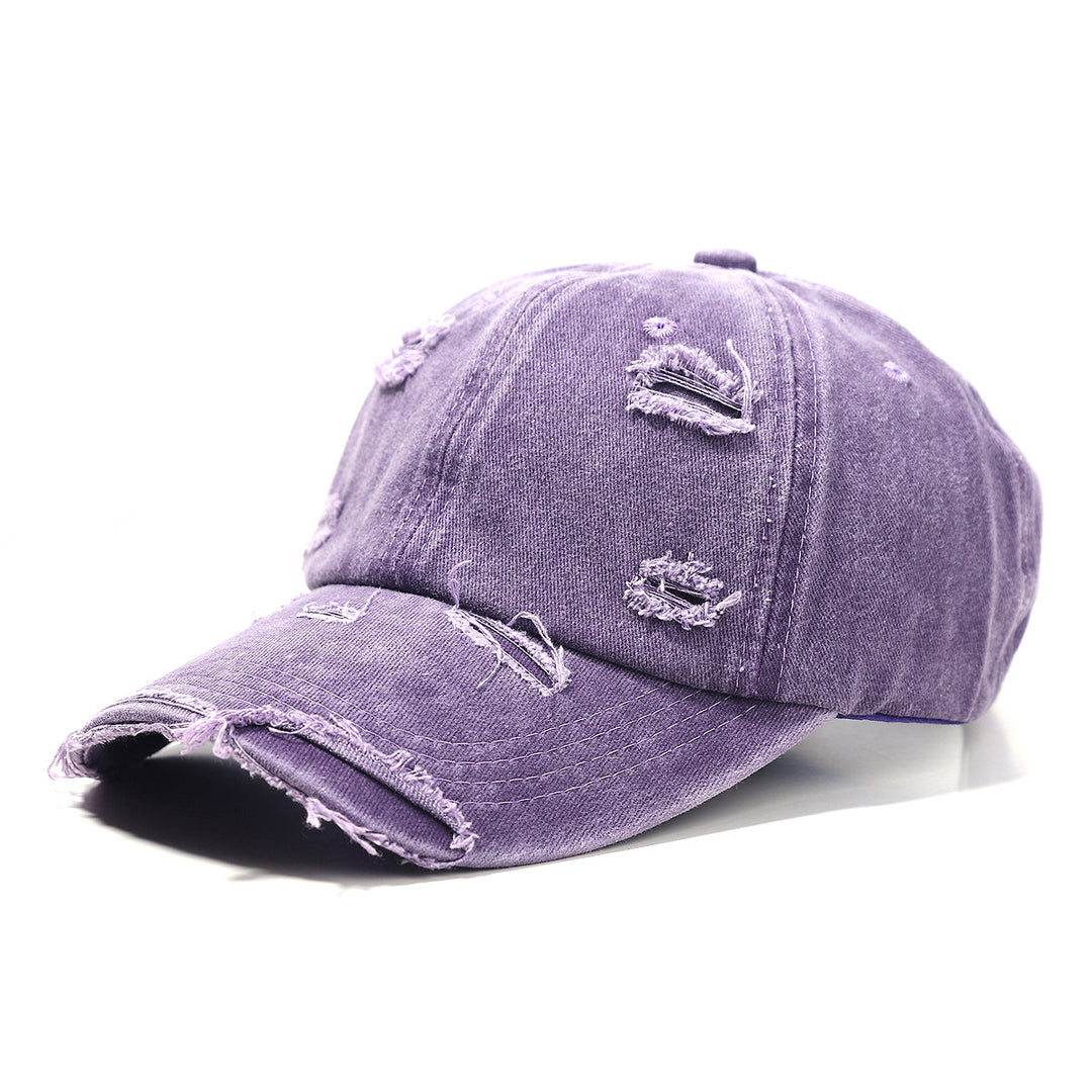 Damevasket baseballcaps med ødelagt utseende Skanto