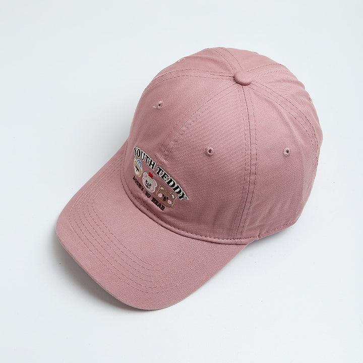 Kvinnenes Morsomme Broderte Teddy Bear Baseball Cap Skanto