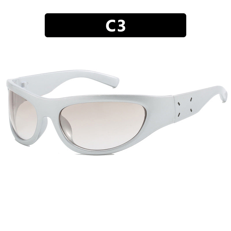 Women's sports sunglasses with ergonomic design and comprehensive UV protection Skanto