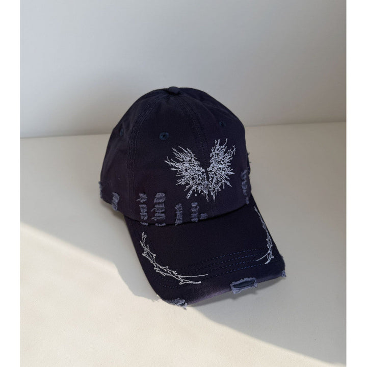 Kvinners Slitt Grafisk Snapback Caps Skanto