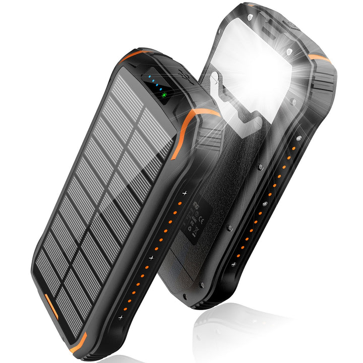 Solar Powerbank med vanntett hus og sos-funksjon Skanto