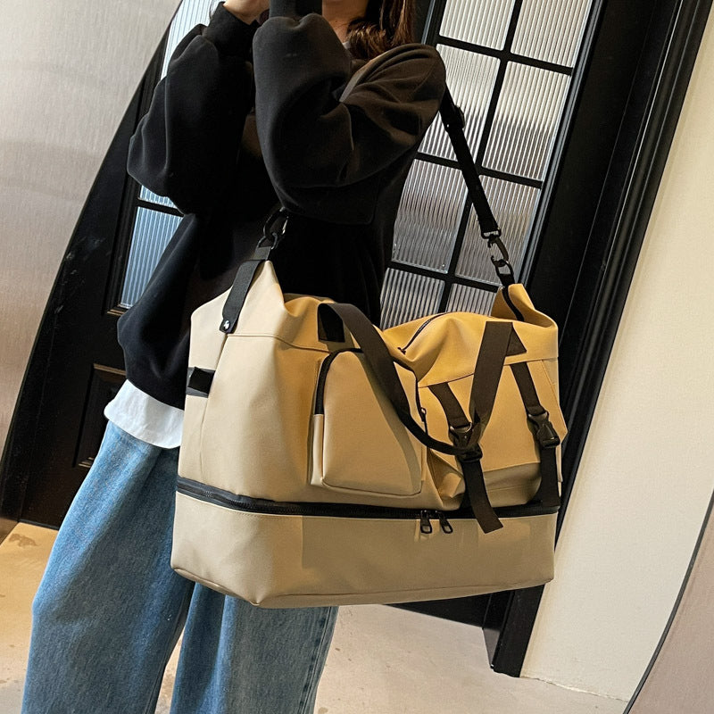 Robust Sport-Duffelbag med Flere Utvendige Lommer Skanto