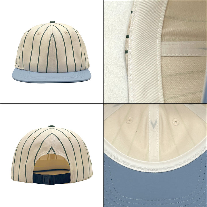 Dame moteriktig caps med stripe mønster Skanto