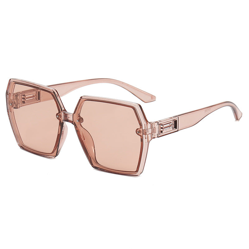 Damer Geometrisk Oversized Solbrille med moderne ramme Skanto