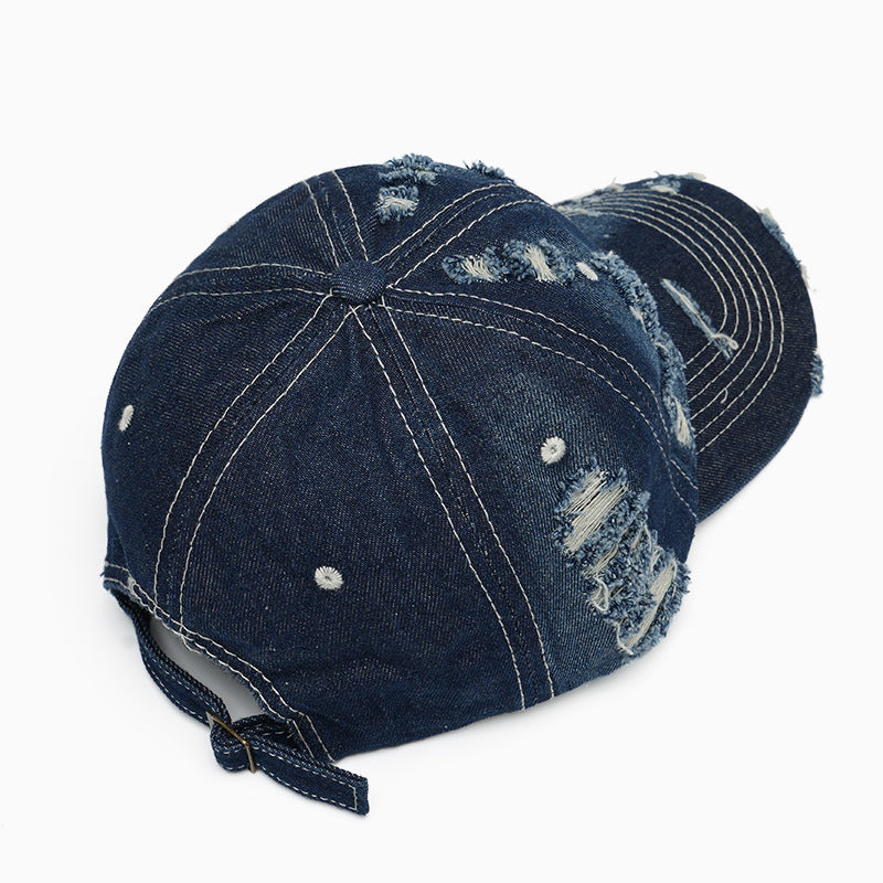 Dame trendy Ødelagt-basecap Skanto