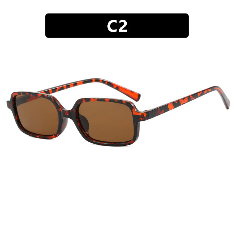 Women's square sunglasses with unique, extravagant design and UV protection Skanto