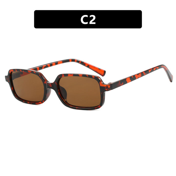 Women's square sunglasses with unique, extravagant design and UV protection Skanto