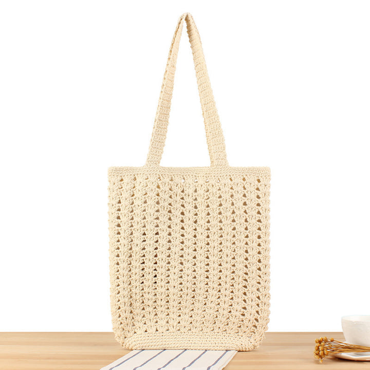 Braidet shopper-veske med praktisk innerpose Skanto