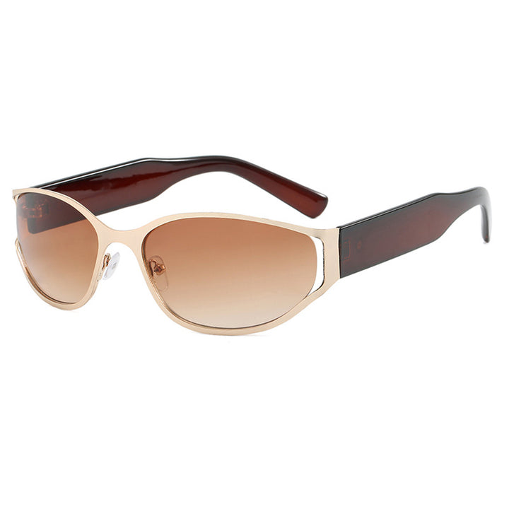 Women's modern sunglasses with elegant contours and protective UV filter Skanto