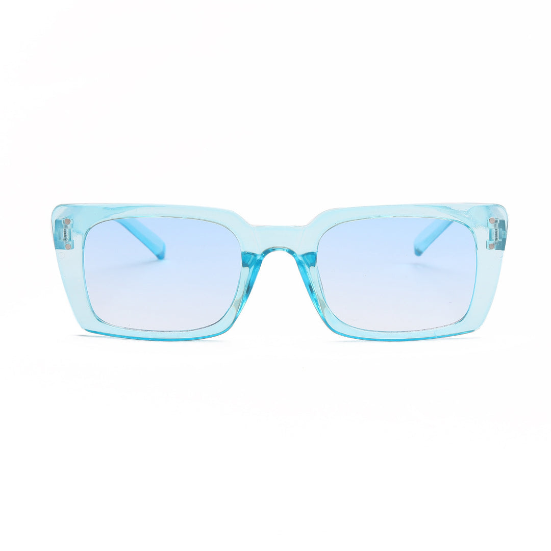 Dame kvadratisk solbrille med dyremønster Skanto
