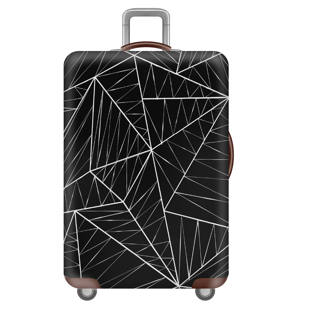 Unisex nan elastisk koffertrekk med tropisk bladmønster, dehningsbeskyttelse for hard skall og softcase Skanto