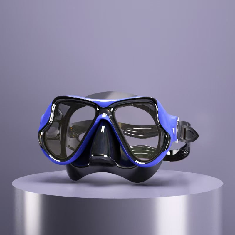 Tauchmaske med ergonomisk design og et fleksibelt snorkel Skanto