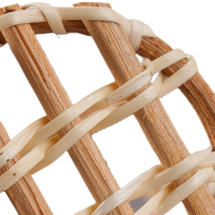 Dame Dekorative Bordskåner av flettet naturmateriale Skanto