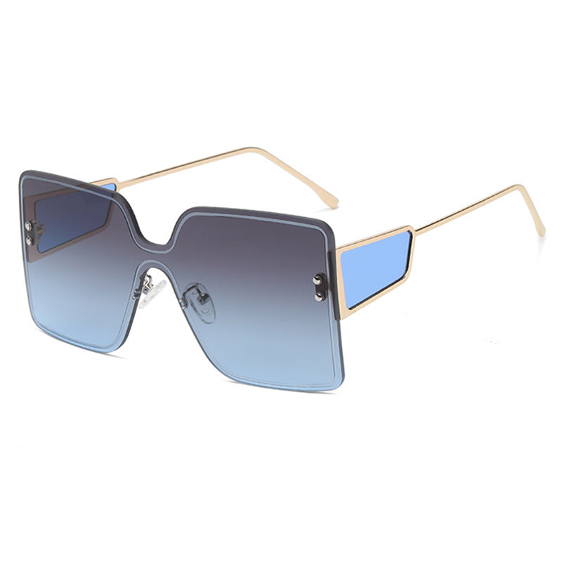 Dame oversized Geometrisk Solbrille Skanto
