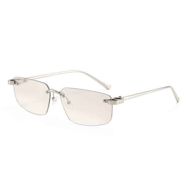 Women's fashionable rectangular sunglasses with minimalist frame Skanto