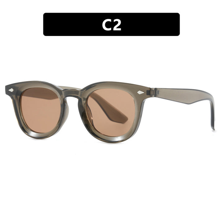 Women's fashionable Cat-Eye sunglasses with transparent frame Skanto