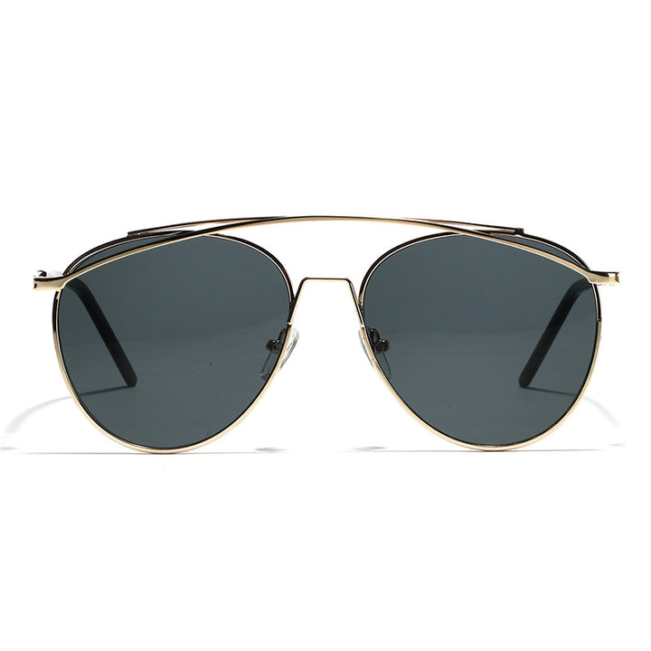 Dame Aviator Solbriller med elegant metallramme Skanto