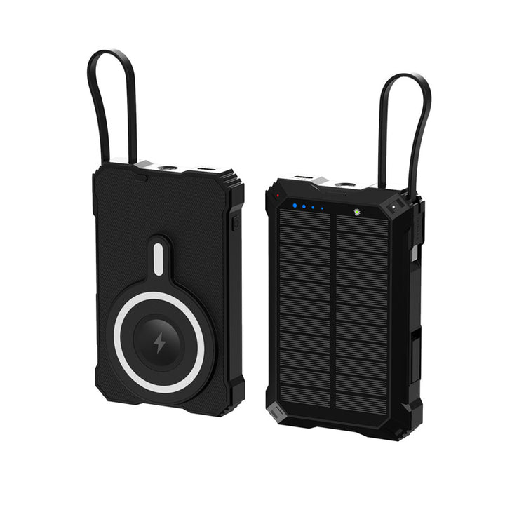 Solar Powerbank med trådløs ladefunksjon Skanto